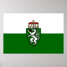 Steiermark (State), Austria flag Poster