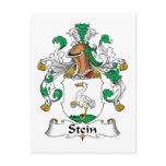 Stein Family Crest postcards