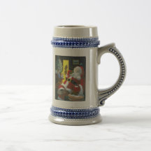 stein reventado de santa taza de café