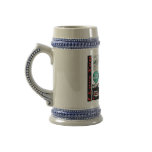 Stein with Blue Trim mugs by pizap_store Stein with Blue Trim mugs