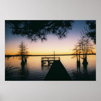 Steinhagen Reservoir Sunset Print