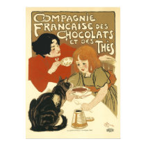 Steinlen - Compagnie Francaise des Chocolats posters by VintageCabaret Steinlen - Compagnie Francaise des Chocolats posters