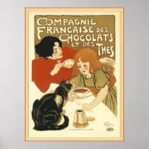 Steinlen - Compagnie Francaise des Chocolats Print