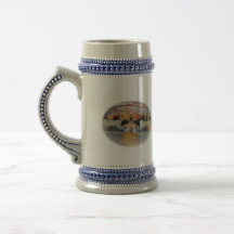 SteinMug with artistic painting of loons