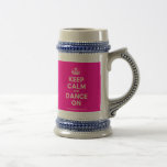 [Dancing crown] keep calm and dance on  Steins Coffee Mugs
