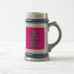 [Crown] keep calm and love charli!  Steins Coffee Mugs