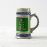 [Smile] keep calm and love skittles  Steins Coffee Mugs