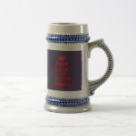 [Two hearts] keep calm, love justin beiber  Steins Coffee Mugs