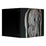 Stela depicting a ball player, from Guatemala 3 Ring Binder