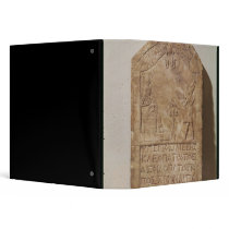 Stele dedicated to Isis depicting Cleopatra Binders