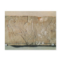 Stele depicting Ay  and his wife Teye Post Card