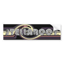Stella Black Neon Wave Killed Bumper Sticker