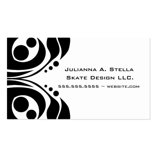 Stella Graphic Design Business Card Templates (back side)