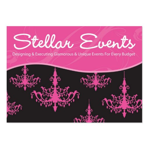 Stellar Events Business Card (front side)