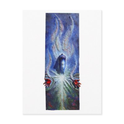 Stellar Flame Post Card Postcard by threesalamanders