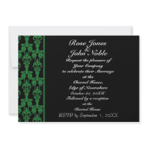 Stellar (Green) Wedding Invitation