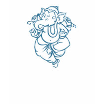 Stellar Ink Ganesh-Blue t-shirts by torierion Stellar Ink Ganesh-Blue t-shirts
