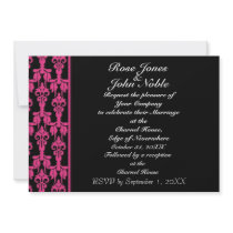 Stellar (Magenta) Wedding Invitation