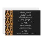 Stellar (Orange) Wedding Invitation