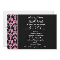 Stellar (Pink) Wedding Invitation