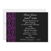 Stellar (Purple) Wedding Invitation