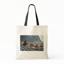 Stellar sea lions on Buldir Island Tote Bags