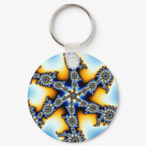 Stellar Snowflake Keychains