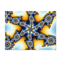 Stellar Snowflake Postcards