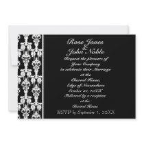 Stellar (White) Wedding Invitation