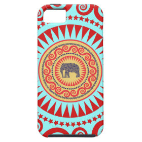 StellaRoot Damask Elephant Vinatge Preppy iPhone 5 Cases