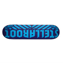 StellaRoot Heraldic Blue Custom Skate Board