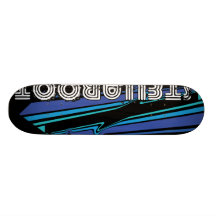 StellaRoot LookDown Blue Skate Board Deck