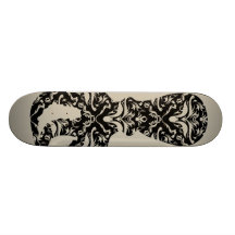 StellaRoot Octopus Damask Grunge Skate Board