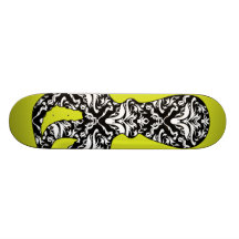 StellaRoot Octopus Damask Grunge Skate Boards