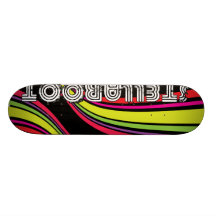 StellaRoot Throw Back Neon Skateboards