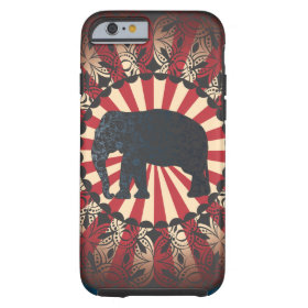 StellaRoot Vintage Circus Elephant Free Mandarin iPhone 6 Case
