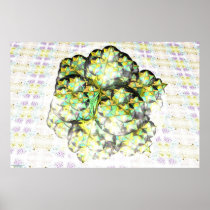 Stellated Dodecahedron Fractal Print
