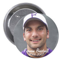 StembridgeW2007Mug, Furman Baseball, 2006-2007 Pinback Button