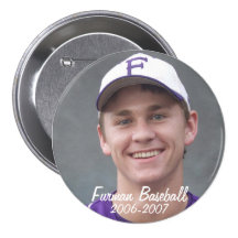 StembridgeW2007Mug, Furman Baseball, 2006-2007 Pinback Buttons