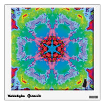 “Stemma” Kaleidoscope “PixPane(TM)” Wall Decal