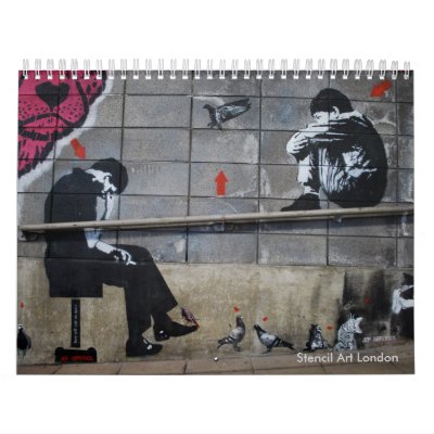 Stencil Art London Calendar by julialeakey