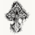 Stencil Cross - Customized shirt