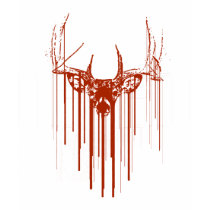 Stencil Deer Drip t-shirts by SirRobinGraves Stencil Deer Drip t-shirts