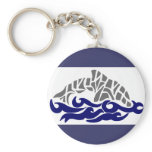 stencil dolphin key chain