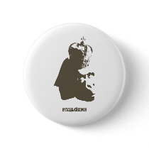 Stencil King Ape Button