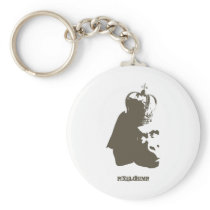 Stencil King Ape Keychain