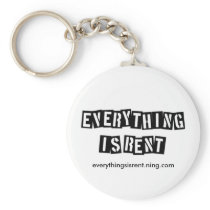 Stencil Letters Keychain