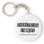 Stencil Letters Keychain