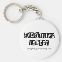 Stencil Letters Keychain