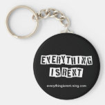 Stencil Letters Keychain